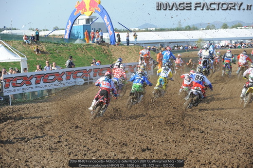 2009-10-03 Franciacorta - Motocross delle Nazioni 2897 Qualifying heat MX2 - Start